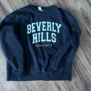 H&M Navy Blue Crew Neck Sweater